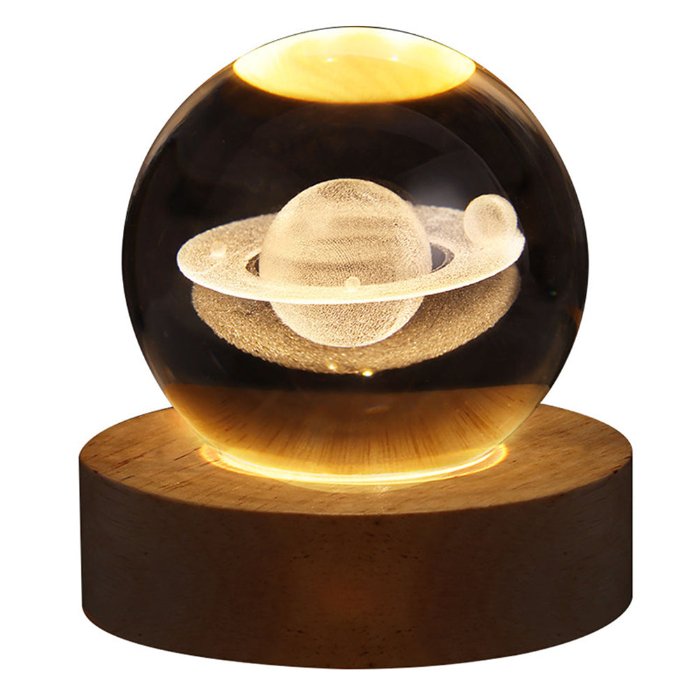 Esfera De Cristal Luz Led